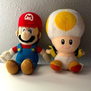 Super Mario & Toad Plush ⭐️🍄